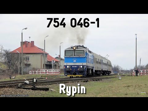 O krok od tragedii na torach: 754 046-1 w Rypinie // Seconds from disaster: 754 046-1 in Rypin