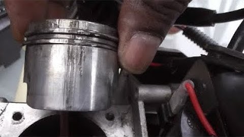 TrueShopping BC4902 two Stroke Engine Piston and Cylinder Replaced. Due to was running on Fuel Only