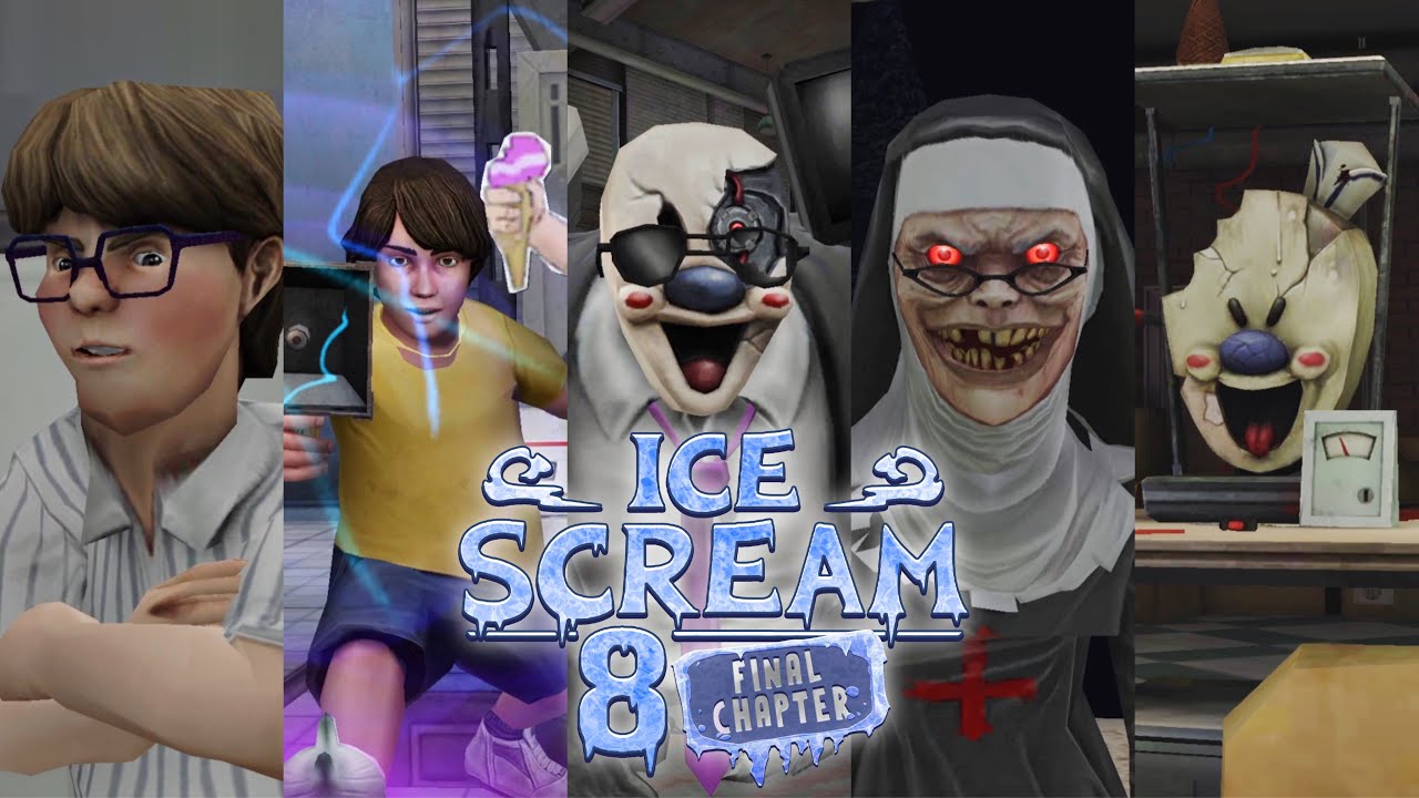 Ice scream 8 friends cutscene John s story : r/GachaClub