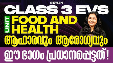 Class 3 EVS - Food and Health / ആഹാരവും ആരോഗ്യവും - ഈ ഭാഗം പ്രധാനപ്പെട്ടത്! | Xylem Class 3