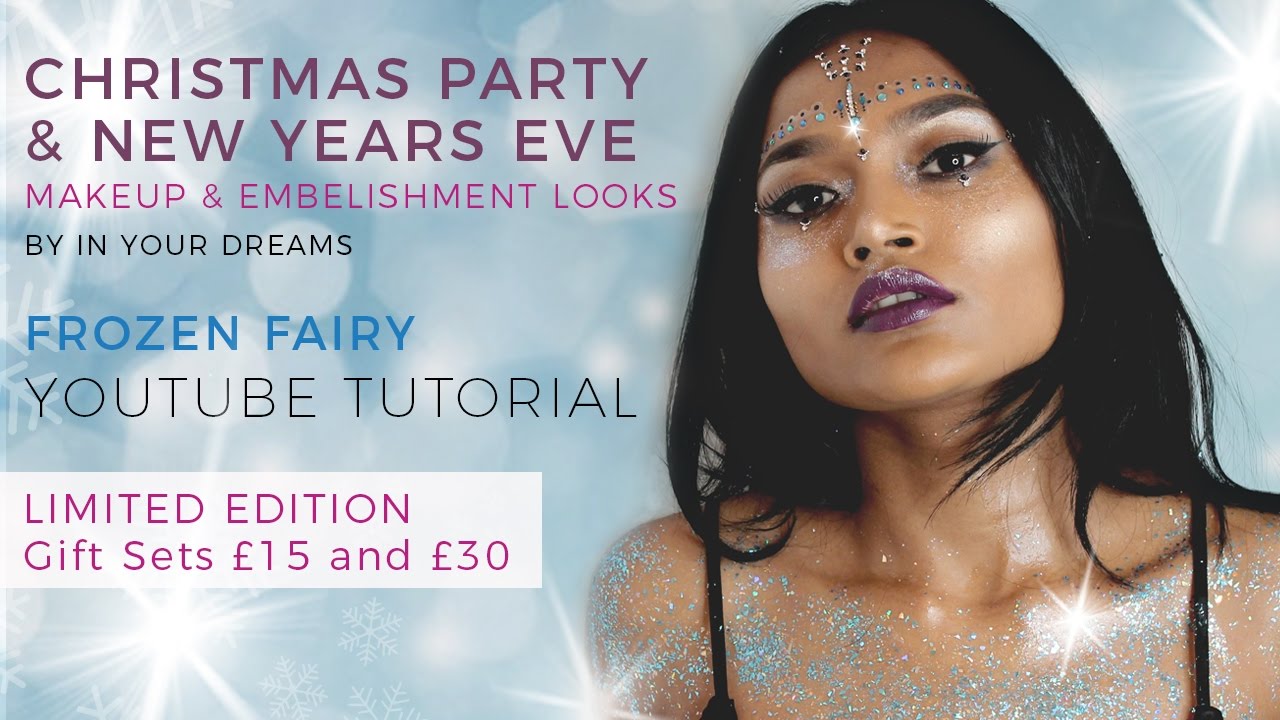 Christmas Makeup Glitter Gems Frozen Fairy Tutorial By In Your