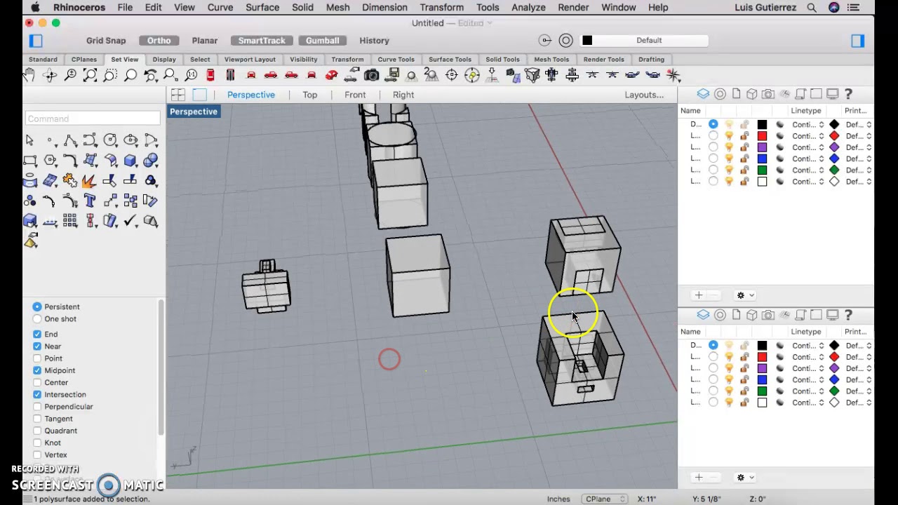 Rhino Skill Building Week 3 - YouTube