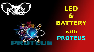Tutorial 1 || Battery and LED connection || PROTEUS