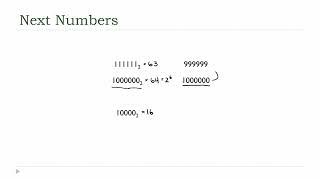 Binary Arithmetic