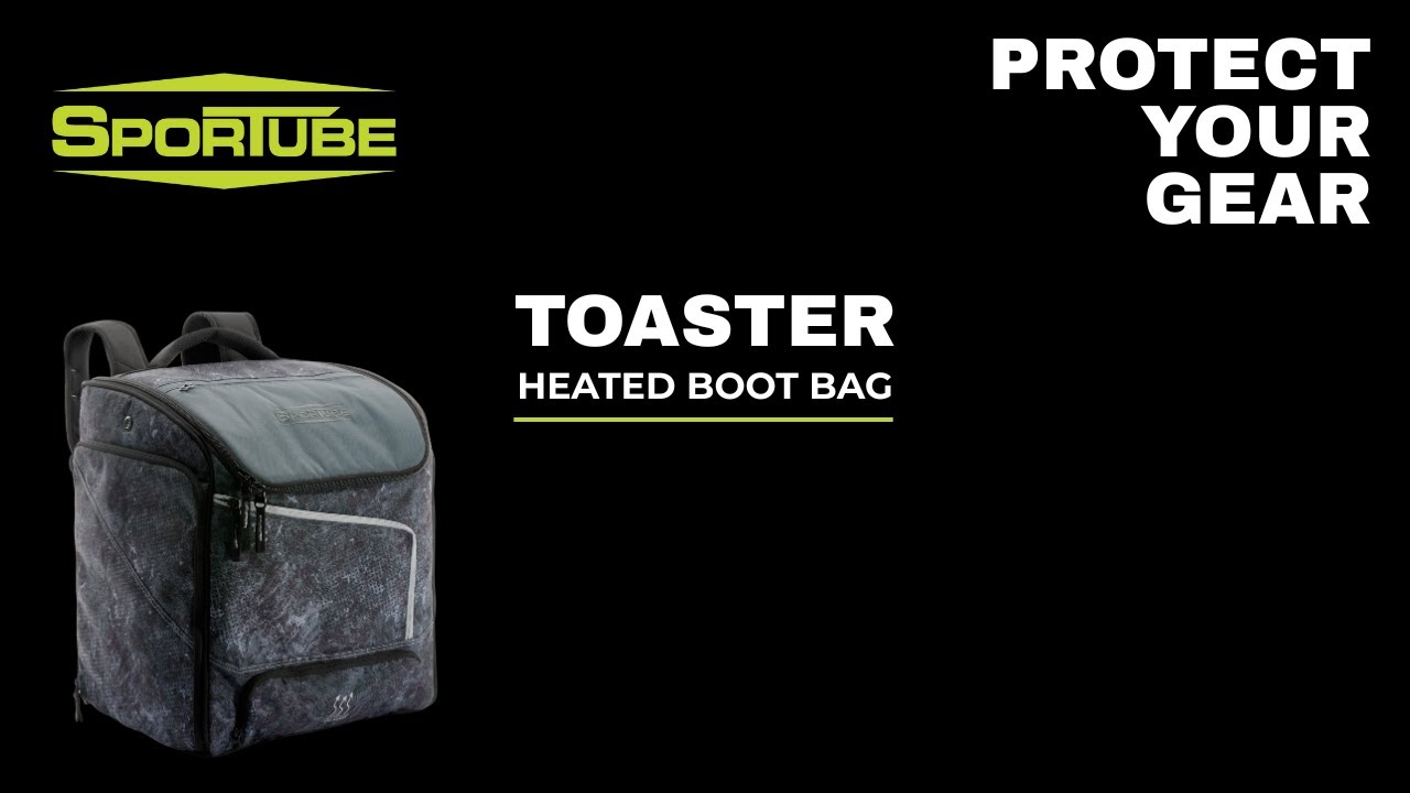 Sportube Toaster - Heated Boot Bag for Cold Ski Days - YouTube