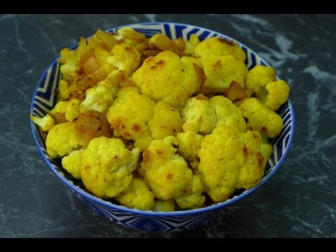 Video: Cauliflower Stewed With Turmeric. Step-by-step Recipe With Photo