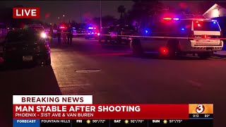 Fight turns into shooting, 3 hospitalized in Phoenix