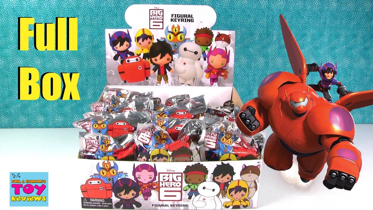 Disney Big Hero 6 Figural Keyring Blind Bag Opening Unboxing