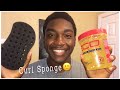 How To Get Defined Curly Hair With A Sponge!!