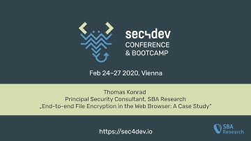 sec4dev 2020 - End-to-end File Encryption in the Web Browser: A Case Study