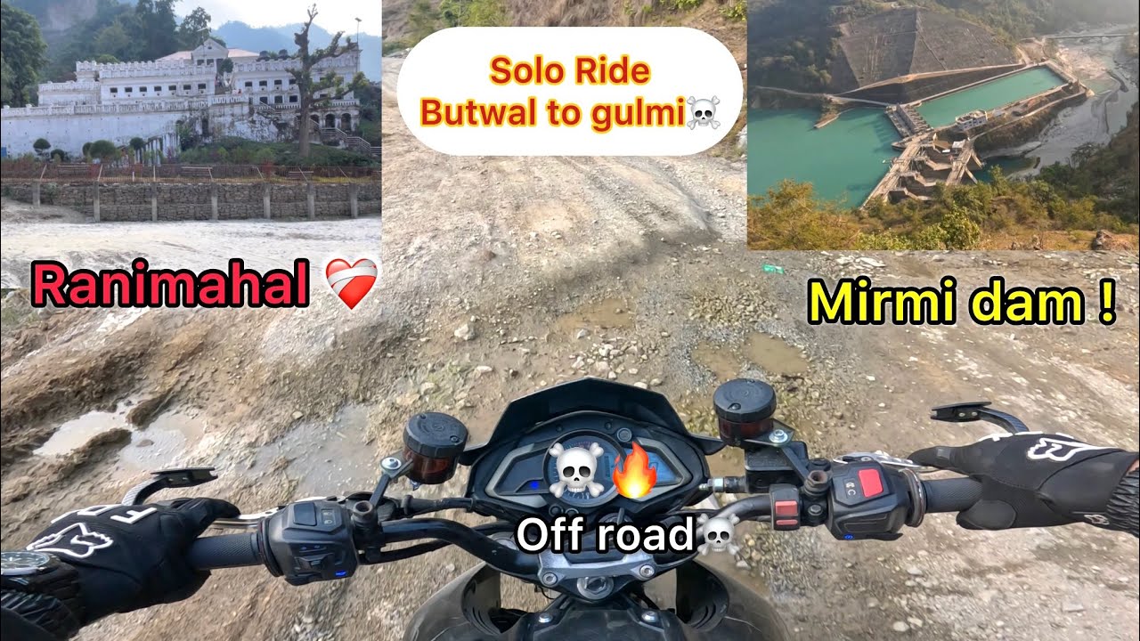 Butwal to gulmi || off road☠️- solo ride on NS200