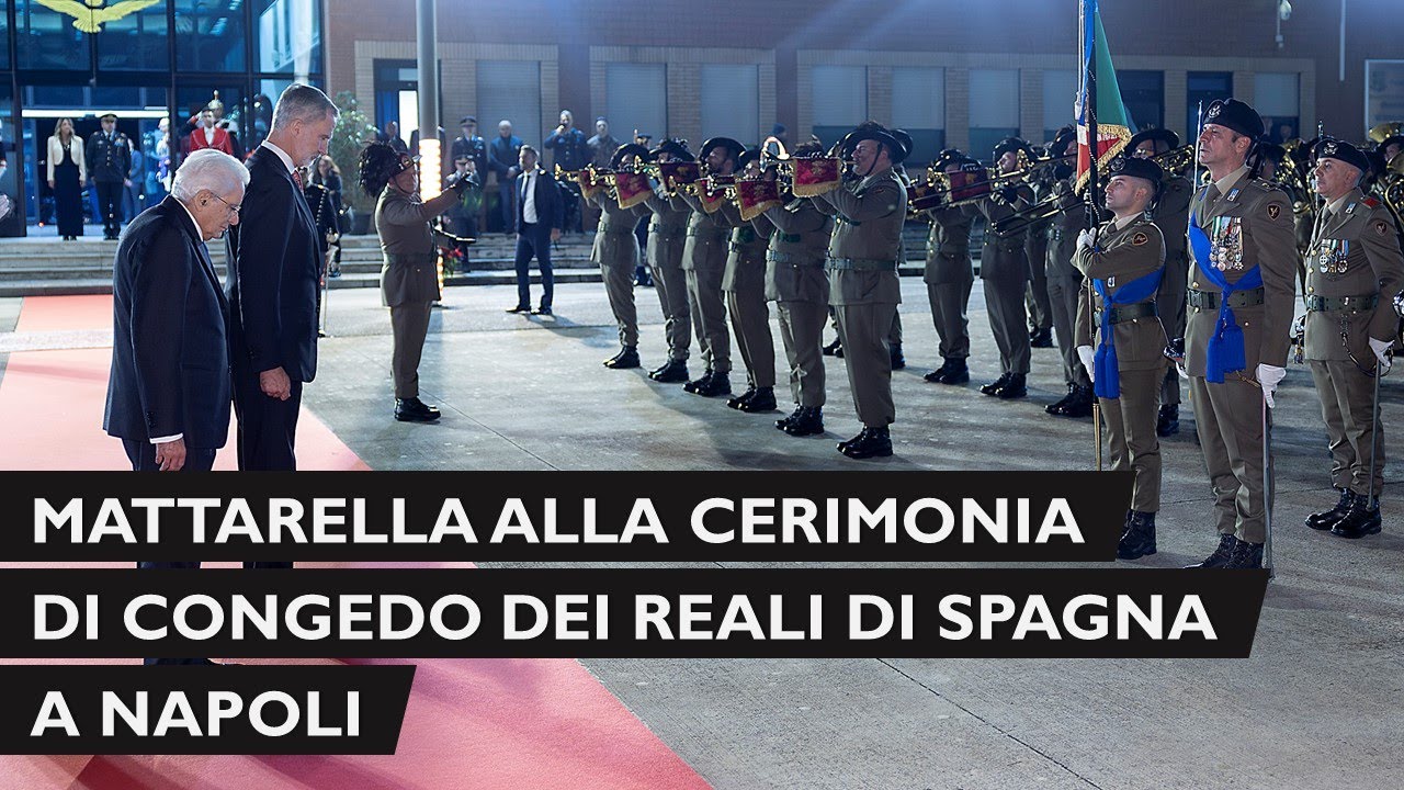 Cerimonia di congedo di Sua Maestà il Re Felipe VI di Spagna, unitamente alla Regina Letizia