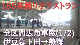 【広角車窓】ラストラン185系特急踊り子16号　伊豆急下田→熱海