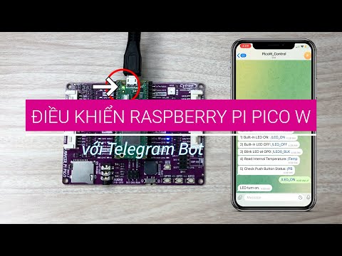 Điều khiển & Giao tiếp với Raspberry Pi Pico W với Telegram Bot