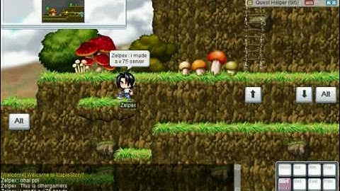 first maplestory v75 private server video