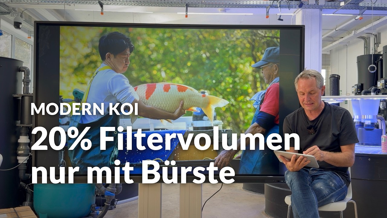 Nur Bürstenfilter oder Bürste plus Helix? | Modern Koi Blog #8358