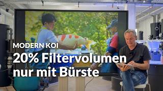 Nur Bürstenfilter oder Bürste plus Helix? | Modern Koi Blog #8358