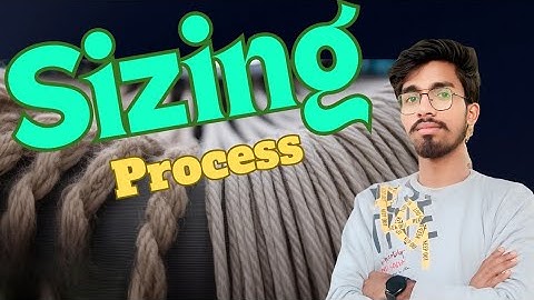 Sizing Process In Textile | Sizing Process | Warp Yarn Preparation | Textile Sizing