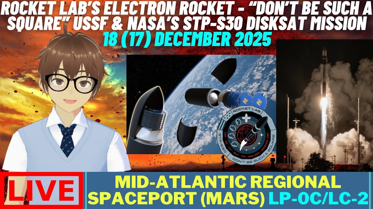 [60th live stream] Rocket Lab's Electron rocket - USSF and NASA's STP ...