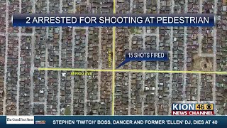 Teens arrested after shooting at pedestrian 15 times in Seaside