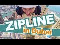 ZIPLINE IN DUBAI | 42nd floor &amp; 177 meters high | Dubai Marina