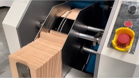 180pcs/min B220 Kraft Thin Paper Bag Machine/Multi Servo Control Easy Operation Paper Bag Machine