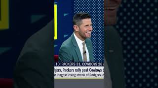 Dan Orlovsky is LOVING this Packers win with Ryan Clark & Rex Ryan at the desk #shorts