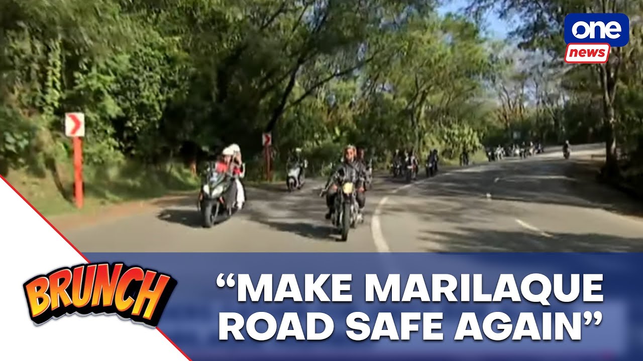 Riders unite for road safety along Marilaque | Brunch - YouTube
