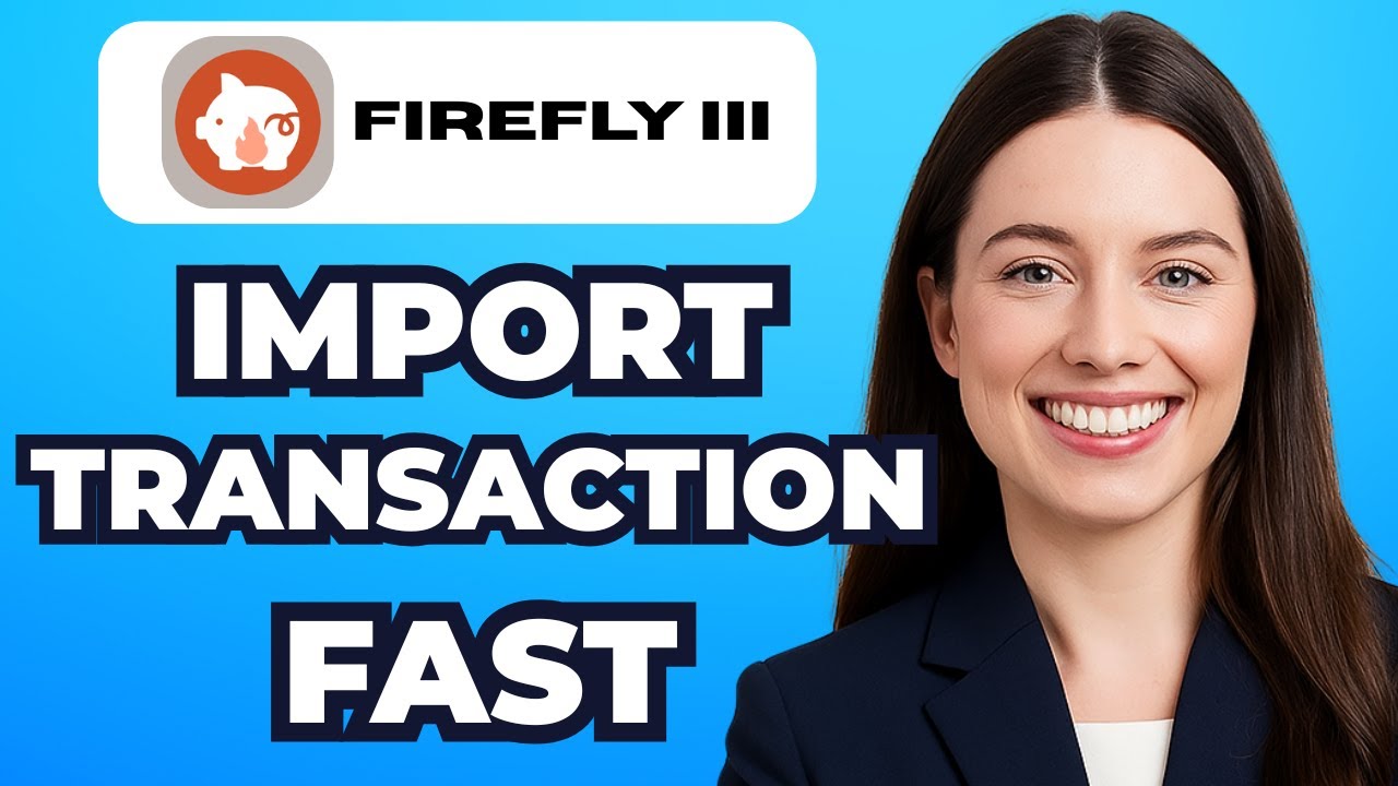 How to Import Transactions & Manage your Finances in Firefly III - YouTube