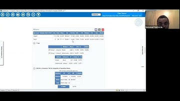 Tests statistiques suite - Epi Info