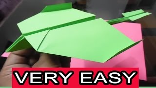 How to make the best paper airplane in the world | Very Easy| Type 1
