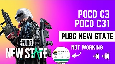 Pubg New State App Not Installed || Poco C3 Vs Poco C31 || Poco C31 Pubg New State || Poco C3 / C31