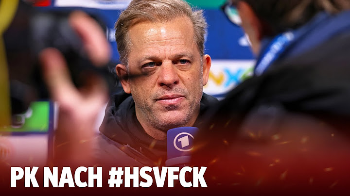 Anfang: "Müssen Schritte nach vorne machen" | PK nach #HSVFCK