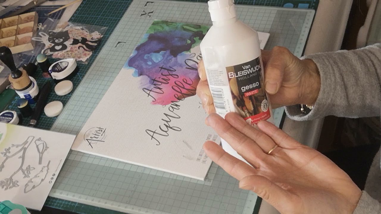 tuto carte  2 chats au clair de lune  SIMPLE pour DÉBUTANT