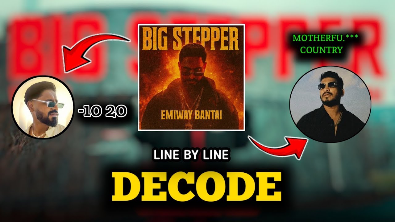 BIG STEPPER Explained 🔥 | Emiway Bantai Diss Divine | Rolling Loud Exposed | Full Breakdown 