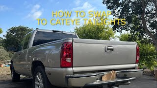 How To Convert To Cateye taillights on 1999-2002 Chevy Silverado / GMC Sierra - GORWARE Tailights
