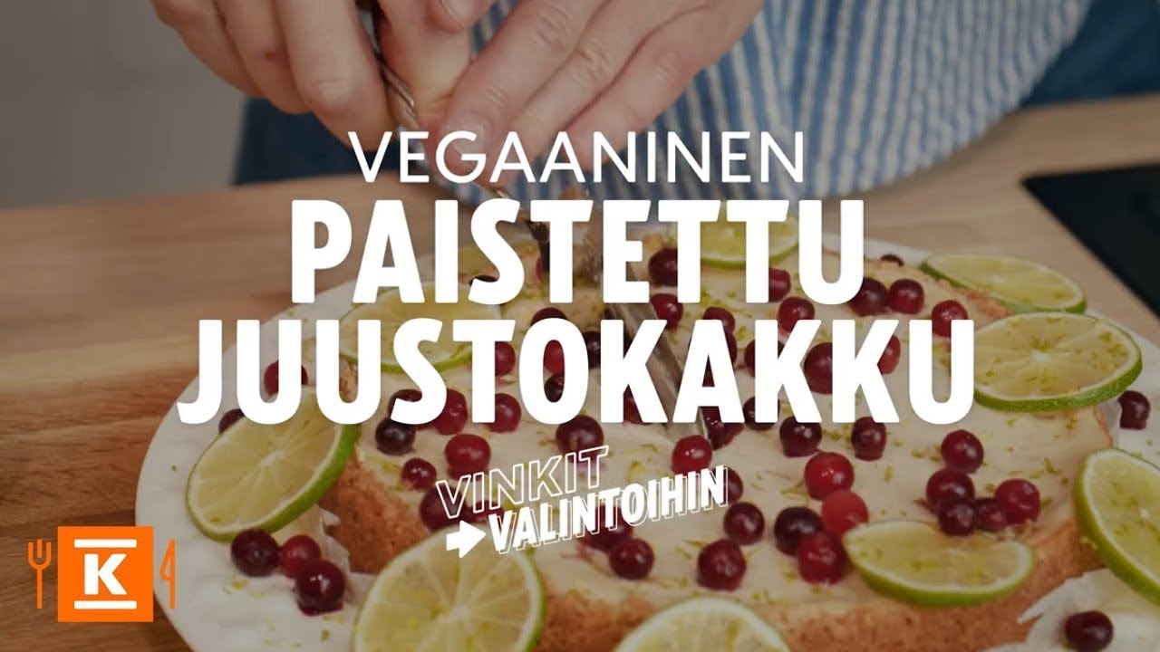 Vegaaninen paistettu juustokakku | Apukategoriat | Reseptit | K-Ruoka