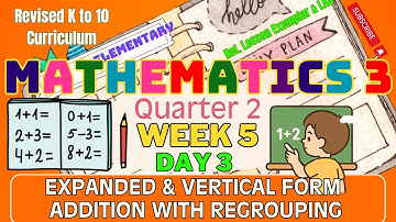 Grade 3 Math Q2 W5 D3 | Adding Numbers up to 10,000 (With Regrouping) | Revised K-12 MATATAG