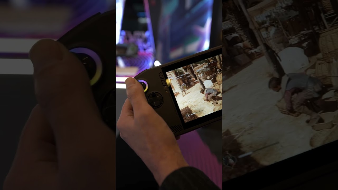 MSI Claw Hands-On: Windows 11 Portable Gaming Handheld Goes Core I7 #shorts