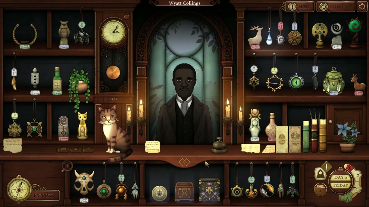 (Day 9) Relaxing Strange Antiquities Playthrough Ambiance for Study, Sleep, etc. (No Commentary/Ads)