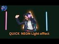 Quick Neon Triangle Light effect Photoshop VINE Grafix261
