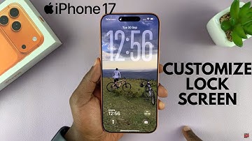 How To Customize Lock Screen Of iPhone 17 / 17 Pro