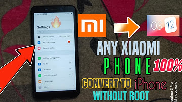 Xiaomi To Iphone, Convert Any Xiaomi Redmi Phones Into Iphone IOS No Root | Hindi