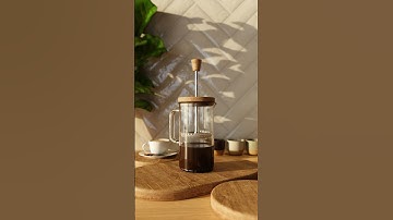 3D modeling a French Press ☕️ #blender #blender3d #3dart #blendercommunity #3dmodeling #3dmodel #b3d