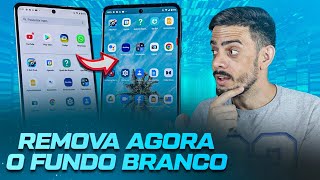 Como Remover o FUNDO BRANCO da Gaveta de Aplicativos   Personalização