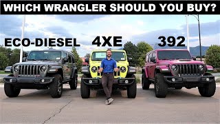 2023 Jeep Wrangler Battle: Which Wrangler Is Objectively The Best? - YouTube