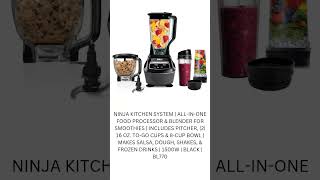 Ninja Kitchen System | All-in-One Food Processor &amp; Blender for Smoothies #amazon #kitchen