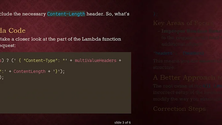 Resolving the 411 Length Required Error in Node.js Lambda Functions