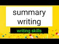 Summary writing || tips || #writingskills #grammar #hsc #ssc #class11 #class12 #sablesir #shorts