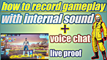 HOW TO RECORD FREE FIRE & PUBG INTERNAL AUDIO ON ANDROID | INTERNAL SOUND RACORD KAISE KARE | PUBG